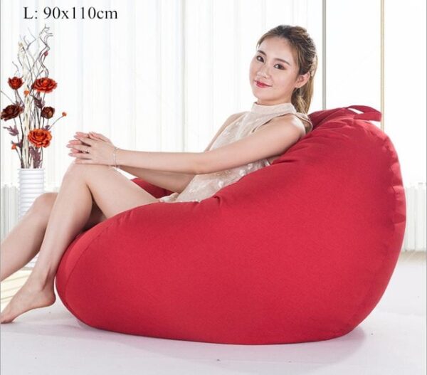 Bean Bag Sofa Cover No Filler Living Room Bedroom Sofa Bed Lazy Casual Tatami Beanbag Chair 2.jpg 640x640 2