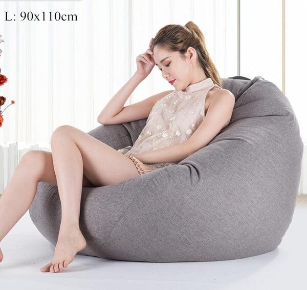 Bean Bag Sofa Cover No Filler Living Room Bedroom Sofa Bed Lazy Casual Tatami Beanbag Chair 20.jpg 640x640 20