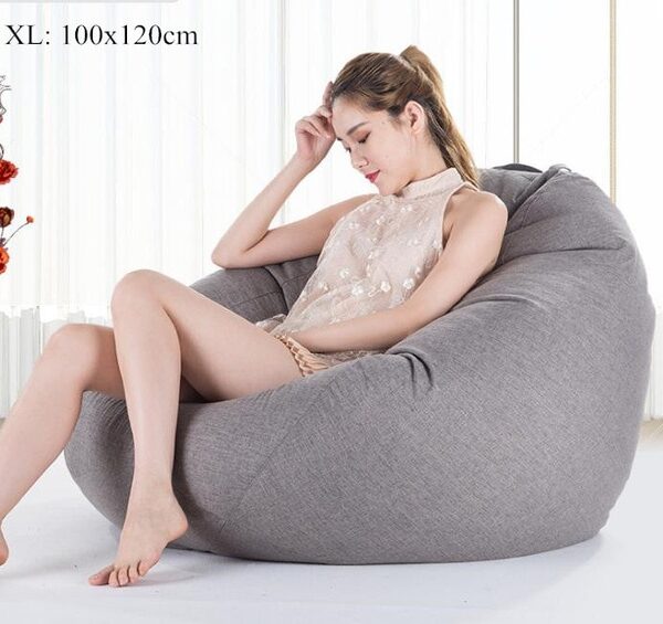 Bean Bag Sofa Cover No Filler Living Room Bedroom Sofa Bed Lazy Casual Tatami Beanbag Chair 21.jpg 640x640 21