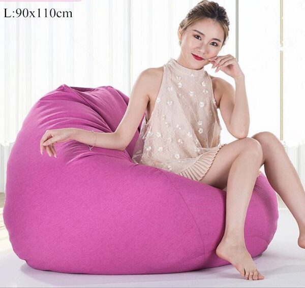 Bean Bag Sofa Cover No Filler Living Room Bedroom Sofa Bed Lazy Casual Tatami Beanbag Chair 22.jpg 640x640 22