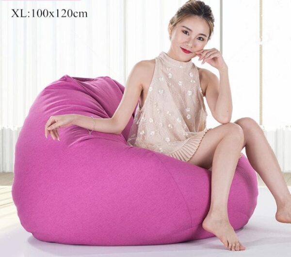 Bean Bag Sofa Cover No Filler Living Room Bedroom Sofa Bed Lazy Casual Tatami Beanbag Chair 23.jpg 640x640 23