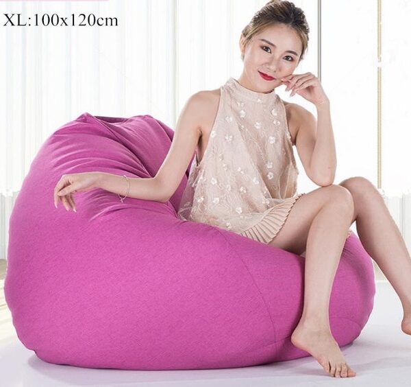 Bean Bag Sofa Cover No Filler Living Room Bedroom Sofa Bed Lazy Casual Tatami Beanbag Chair 23.jpg 640x640 23