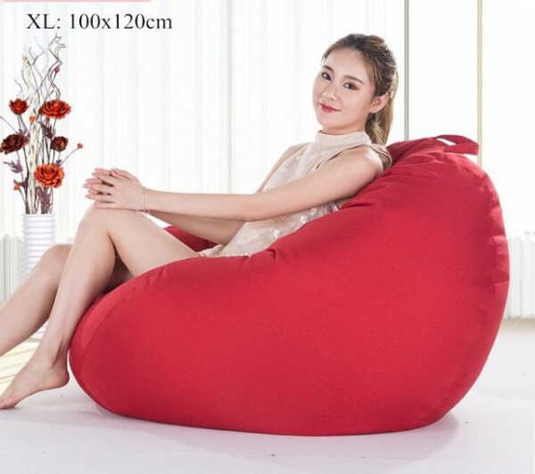 Bean Bag Sofa Cover No Filler Living Room Bedroom Sofa Bed Lazy Casual Tatami Beanbag Chair 3.jpg 640x640 3