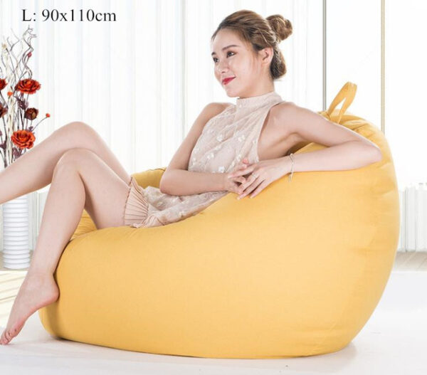 Bean Bag Sofa Cover No Filler Living Room Bedroom Sofa Bed Lazy Casual Tatami Beanbag Chair 4.jpg 640x640 4