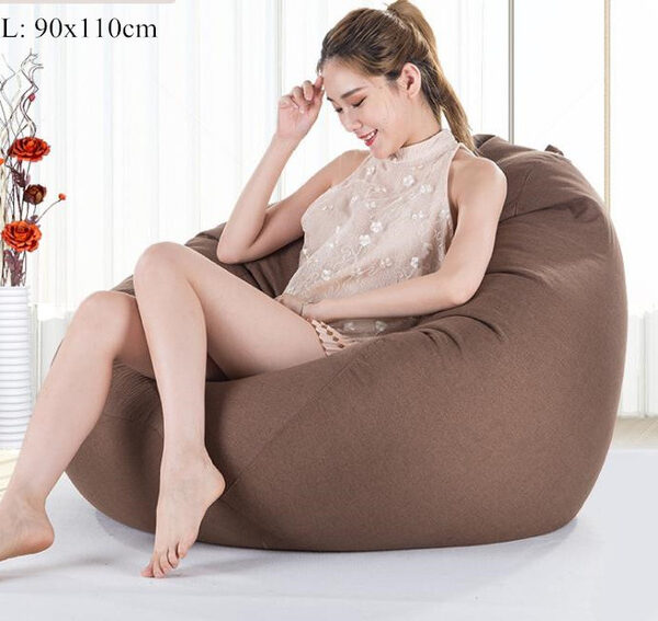 Bean Bag Sofa Cover No Filler Living Room Bedroom Sofa Bed Lazy Casual Tatami Beanbag Chair 8.jpg 640x640 8