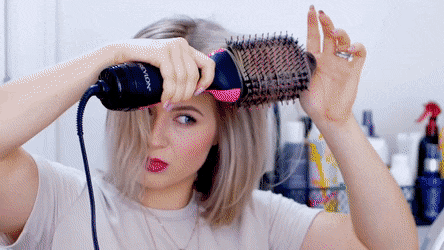 one step hair dryer brush