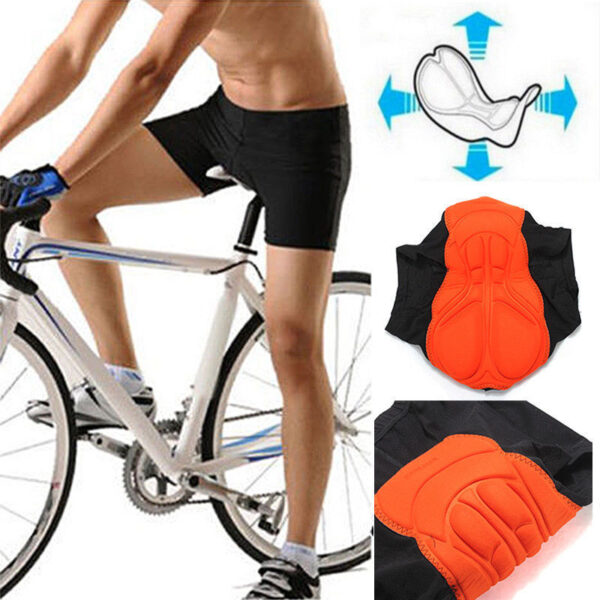 Bike Short Cycling Shorts Unisex Black Bicycle Cycling Komportable Underwear Sponge Gel 3D Padded Bike Short 4