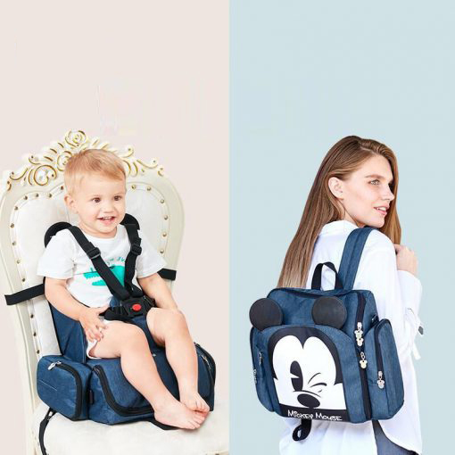 Disney Dining Chair Bag Multifunctional Diaper Bag 2018 Bag-ong Stlye Waterproof Mother Handbag Nappy Backpack Travel 1 510x510 1