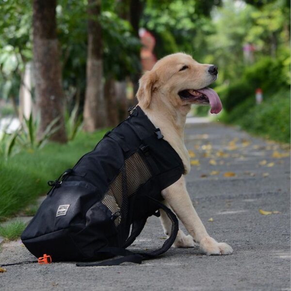 Dog Carrier Pet Shoulder Traveler Backpack Dog Outcrop Bags Ventilation Breathable Washable Outdoor Bicycle Hiking Backpack 5