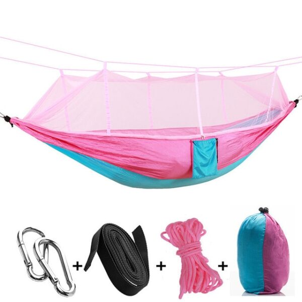 Ihulog ang Pagpadala Portable Mosquito Net Hammock Tent nga May Adjustable Straps Ug Carabiners Dakong Stocking 21 Kolor 6.jpg 640x640 6