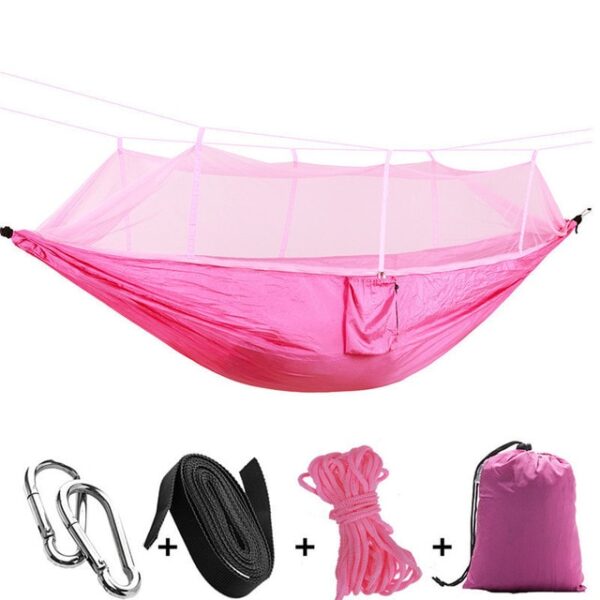 Ihulog ang Pagpadala Portable Mosquito Net Hammock Tent nga May Adjustable Straps Ug Carabiners Dakong Stocking 21 Kolor 7.jpg 640x640 7