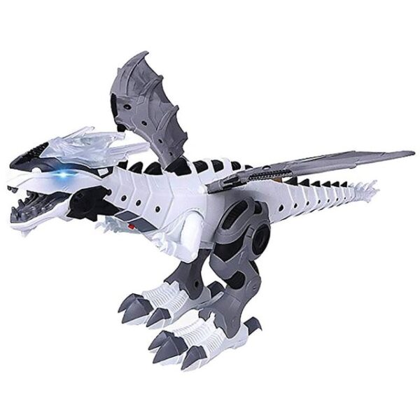 Mga Dulaan nga Modelo sa Electric Dinosaur nga Naglakaw nga Spray Dinosaur Robot nga adunay Kahayag nga Sound Swing Simulation Dinosaur Toy