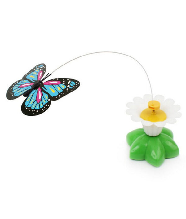 Listrik Rotating Colorful Butterfly Anjing Lucu Kucing Mainan Burung Pet Kursi Goresan Toys Kanggo Kucing Kucing 2 1.jpg 640x640 2 1