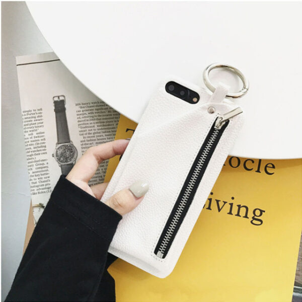 Ang Fashion Litchi PU Leather Zipper Wallet Case alang sa iPhone XS Max X XR XS alang sa iPhone 1.jpg 640x640 1
