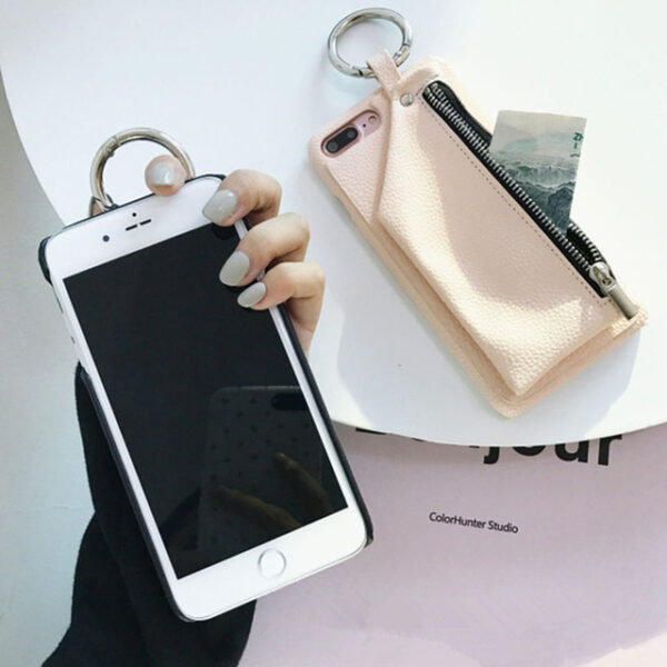 Fashion Litchi PU Leather Zipper Wallet Case for iPhone XS Max X XR XS for iPhone 2.jpg 640x640 2