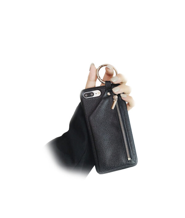 Ang Fashion Litchi PU Leather Zipper Wallet Case alang sa iPhone XS Max X XR XS alang sa iPhone 3 1