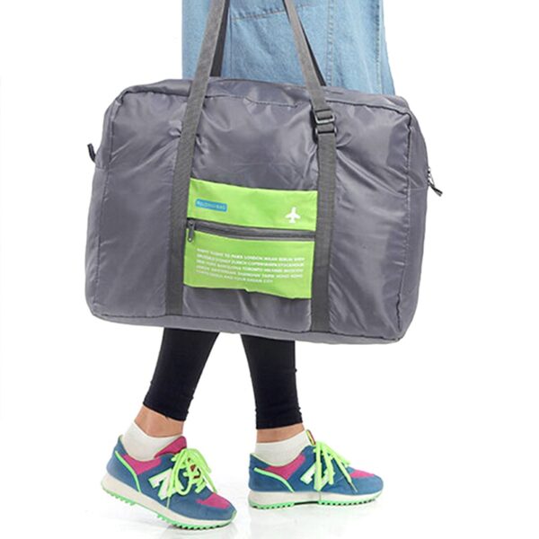 Fashion WaterProof Travel Bag Large Bag Capacity Bag Women nylon Fold Bag Unisex Lpack Travel Handbags 2