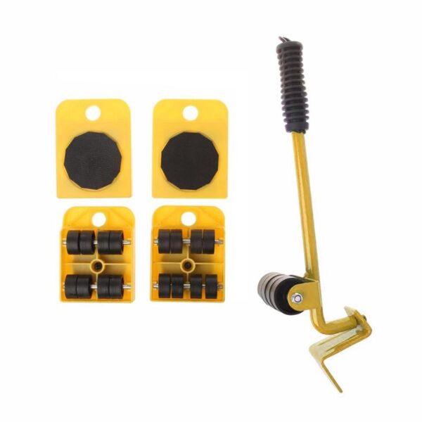 Furniture Mover Tool Set Furniture Transport Lifter Heavy Stuffs Moving Tool 4 Wheeled Mover Roller 1 3