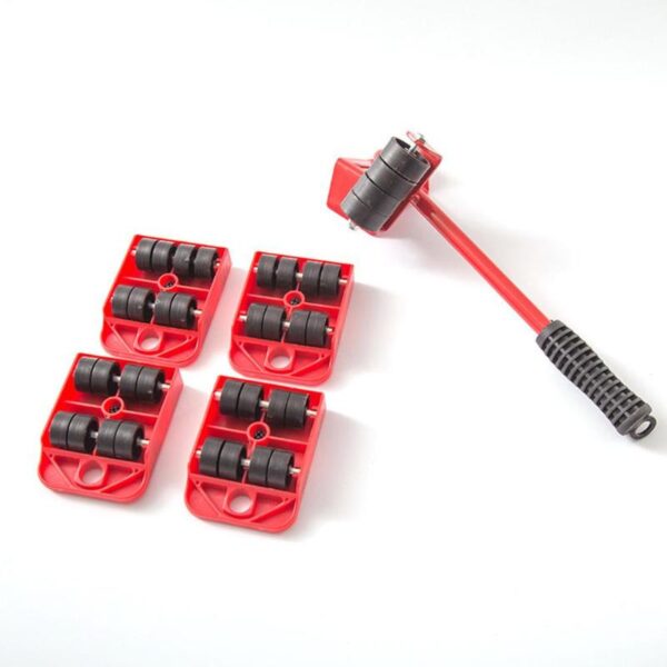 Furniture Mover Tool Set Furniture Transport Lifter Heavy Stuffs Moving Tool 4 Wheeled Mover Roller 1 5