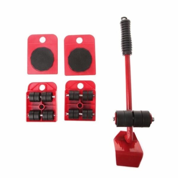 Furniture Mover Tool Set Furniture Transport Lifter Heavy Stuffs Moving Tool 4 Wheeled Mover Roller