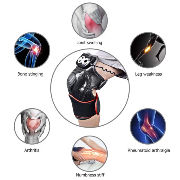 Infrared Heated Knee Massager Knee ug Joint Physiotherapy Massage Rehabilitation Equipment Pagsakit sa Rehabilitasyon sa tuhod 4
