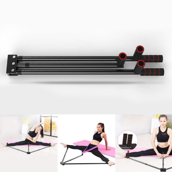 Iron Leg Stretcher 3 Bar Legs Extension Split Machine Flexibility Training Tool para sa Ballet Balance Fitness 1