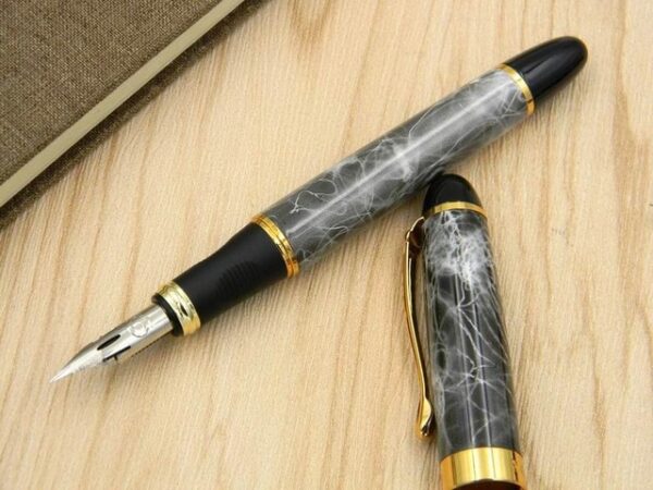 JINHAO 450 G NIB metal GOLDEN Modified calligraphy Round Body Flower body English Fountain Pen 5.jpg 640x640 5