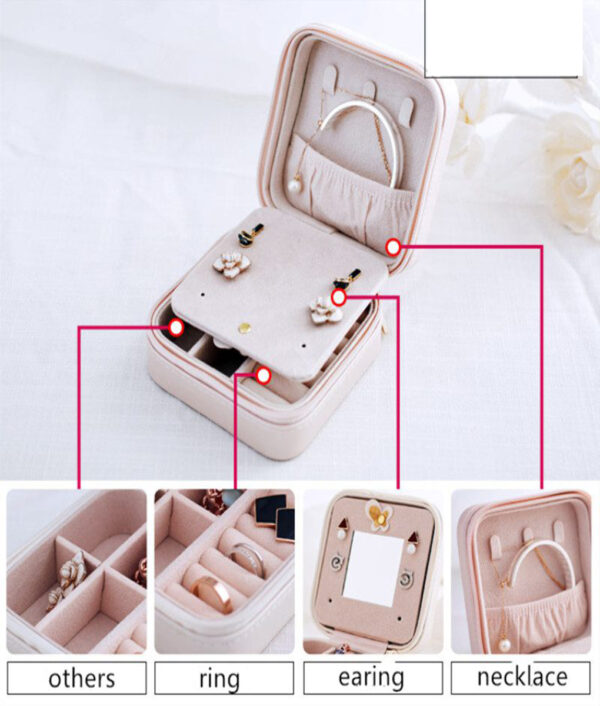 Kahon sa Alahas Portable Storage Organizer Zipper Portable Women Display Travel Case 1 800x800 1