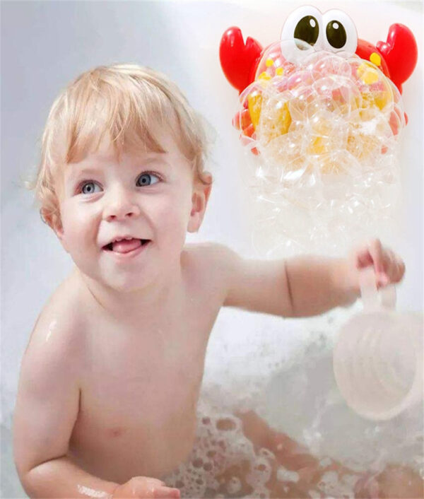 Kids Toy Cute ABS 1 x Bubble Maker Baby Children Bubble Machine Big Crab Automatic Bubble 4 1