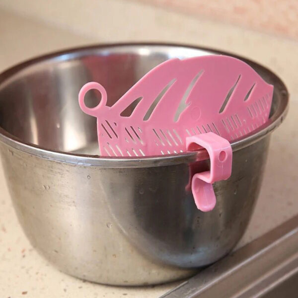 Kitchen Fruit Vegetable Cleaning Tool Leaf Shaped Rice Wash Gadget Noodles Spaghetti Beans Colanders Strainers Kitchen 1 1
