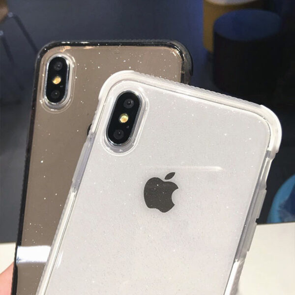 iPhone X XR XS Max 8 7 പ്ലസ് 6 6S 3-നുള്ള ലക്ഷ്വറി ഗ്ലിറ്റർ പൗഡർ ഫോൺ കെയ്‌സ്