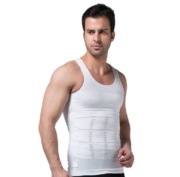 Men s Slimming Body Shapewear Corset Vest Shirt Compression Abdomen Tummy Belly Control Slim Waist Cincher 1