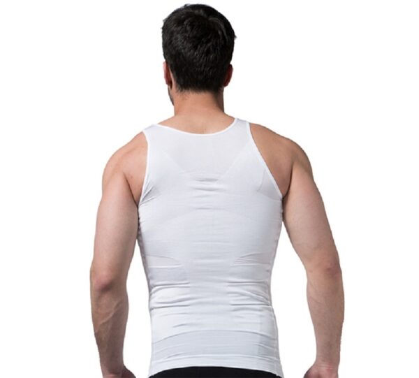 Men s Slimming Body Shapewear Corset Vest Shirt Compression Abdomen Tummy Belly Control Slim Waist Cincher 2