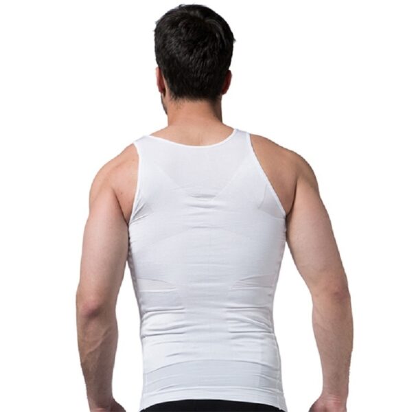 Men s Slimming Body Shapewear Corset Vest Shirt Compression Abdomen Tummy Belly Control Slim Waist Cincher 2