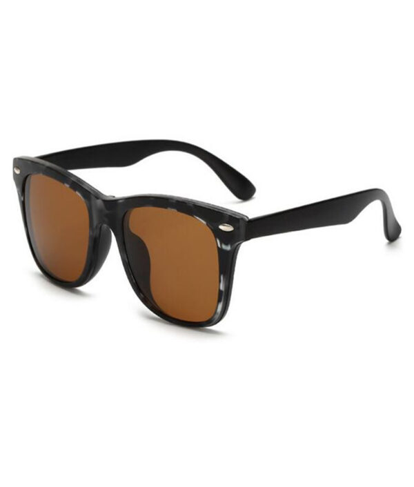 New 5 in 1 Men Polarized Magnetic Sunglasses Clip TR90 Retro Frame Eyewear Night Vision Driving 3 1