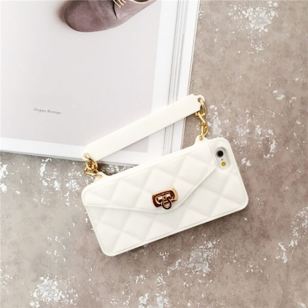 New Luxury Fashion Soft Silicone Card Bag Metal Clasp Women Handbag Purse Phone Case Cover With 2 1.jpg 640x640 2 1