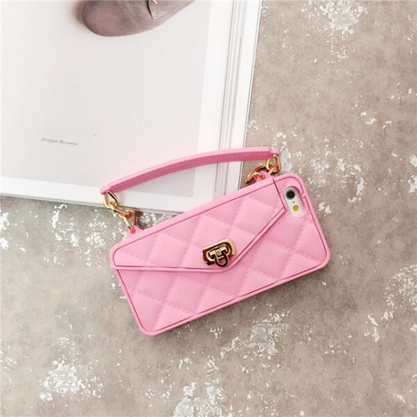 New Luxury Fashion Soft Silicone Card Bag Metal Clasp Women Handbag Purse Phone Case Cover With 4 1.jpg 640x640 4 1