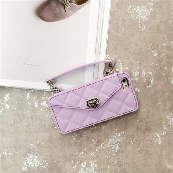 Bag-ong Luxury Fashion Soft Silicone Card Bag Metal Clasp Women Handbag Purse Phone Case Cover With 6 1.jpg 640x640 6 1