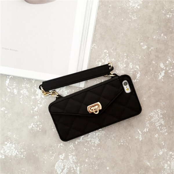 Bag-ong Luxury Fashion Soft Silicone Card Bag Metal Clasp Women Handbag Purse Phone Case Cover With 7.jpg 640x640 7