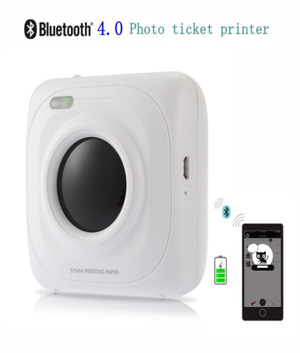 PAPERANG P1 Printer Portable Bluetooth 4 0 Printer Photo Printer Phone Wireless Connection Printer 1000mAh Lithium