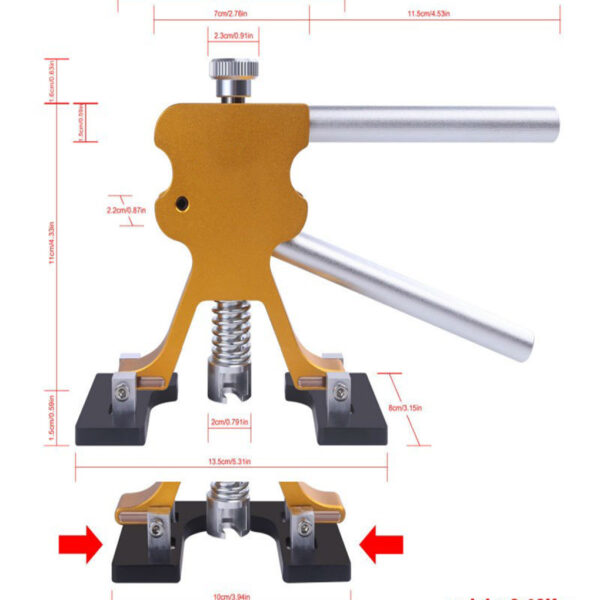 PDR Tools For Car Kit Dent Lifter Paintless Dent Repair Tools Hail damage repair tools 3 800x800