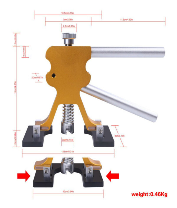 PDR Tools For Car Kit Dent Lifter Paintless Dent Repair Tools Hail damage repair tools 3