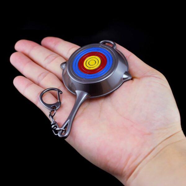 PLAYERUNKNOWN S BATTLEGROUNDS Cosplay Costume Keychain Helmet Backpack Pan Metal Model Key Chain PUBG 3
