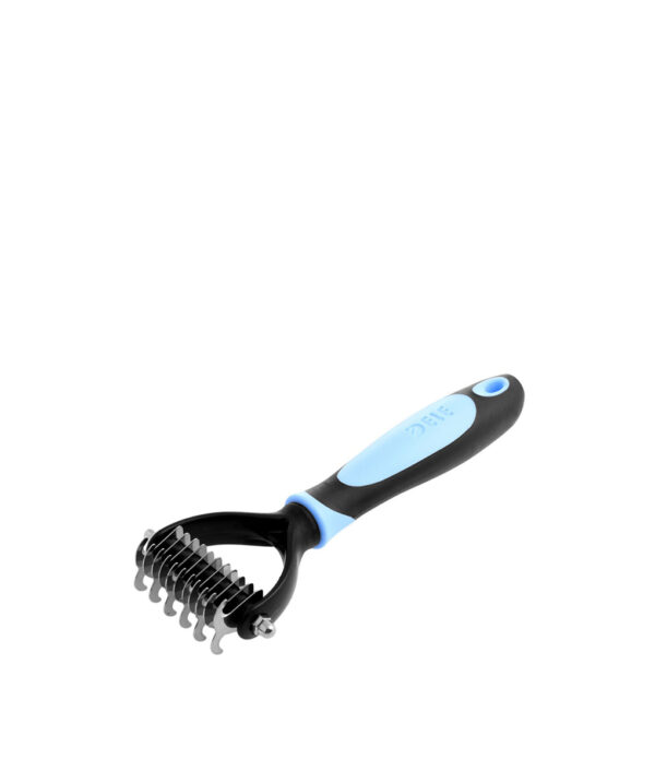 Pet Fur Knot Cutter Remove Rake Grooming Shedding Brush Comb Rake Dog Cat 2