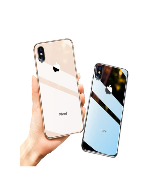 Kaso nga Tempered Glass alang sa iPhone XS MAX XR 10 Luxury Opisyal nga Balik nga Kaso sa Logo alang sa Coque 1 1 510x600 1 1