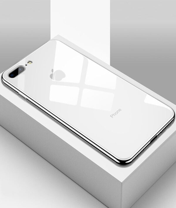Kaso nga Tempered Glass alang sa iPhone XS MAX XR 10 Luxury Opisyal nga Bumalik nga Kaso sa Logo alang sa Coque 2 1.jpg 640x640 2 1