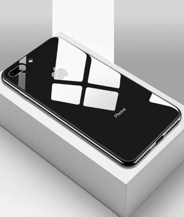 Kaso nga Tempered Glass alang sa iPhone XS MAX XR 10 Luxury Opisyal nga Bumalik nga Kaso sa Logo alang sa Coque 4.jpg 640x640 4