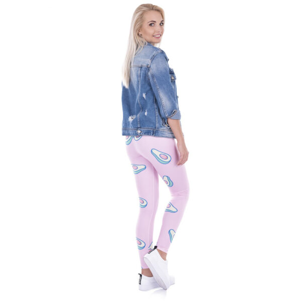 Zohra Brand Fashion Printed Women Legging 100 Brand New Leggings Avocado Pink Leggins Sexy Slim Legins 5 1