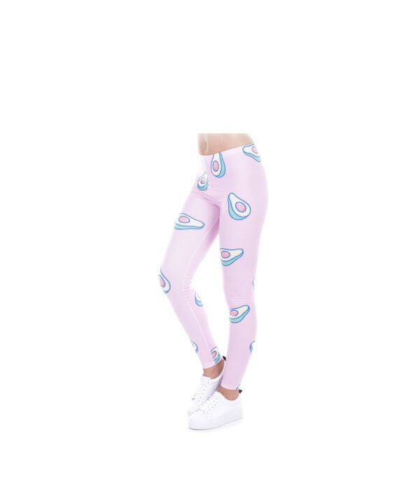 Zohra Brand Fashion Printed Women Legging 100 Brand New Leggings Avocado Pink Leggins Sexy Slim Legins 6