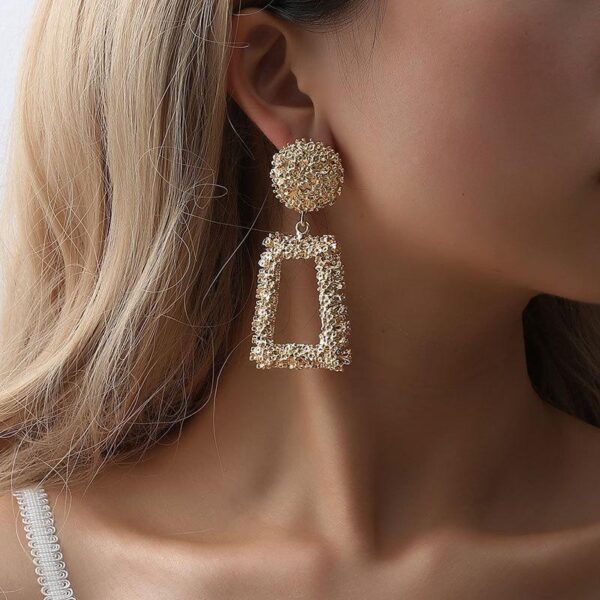 big vintage earrings for women metal earing